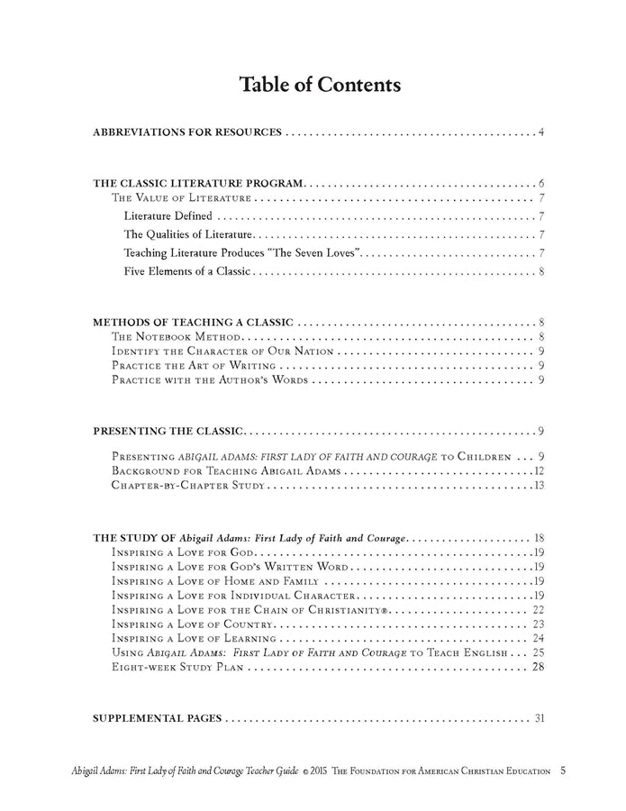 Abigail Adams Teacher Guide - Image 3
