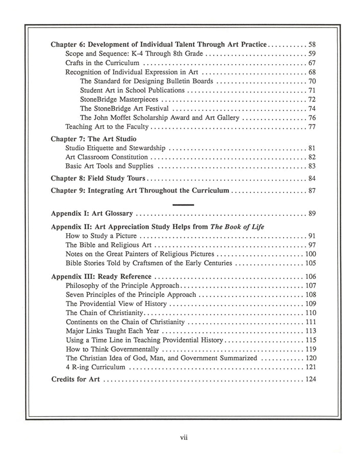 StoneBridge Art Curriculum Guide: K-8 (Download) - Image 5