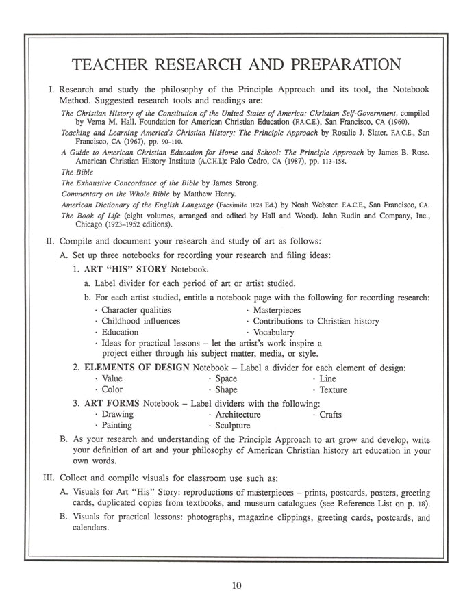 StoneBridge Art Curriculum Guide: K-8 (Download) - Image 8