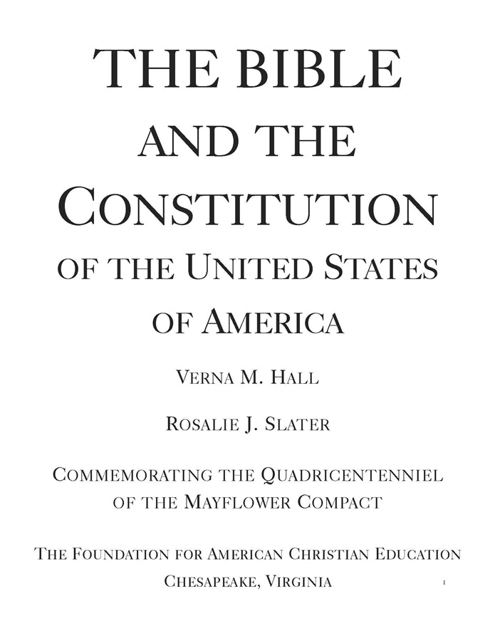 The Bible and the Constitution Mayflower Edition - Image 3