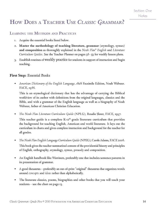Classic Grammar: Grade Five (Download) - Image 5