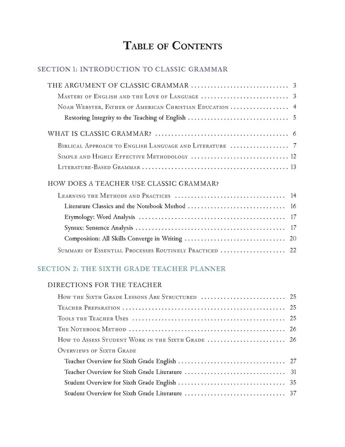Classic Grammar: Grade Six (Download) - Image 3