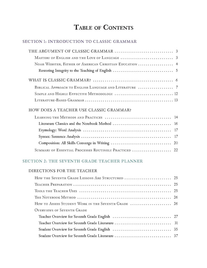 Classic Grammar: Grade Seven (Download) - Image 3