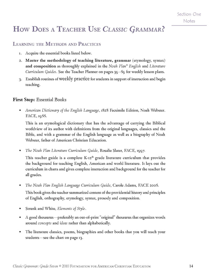 Classic Grammar: Grade Seven (Download) - Image 5