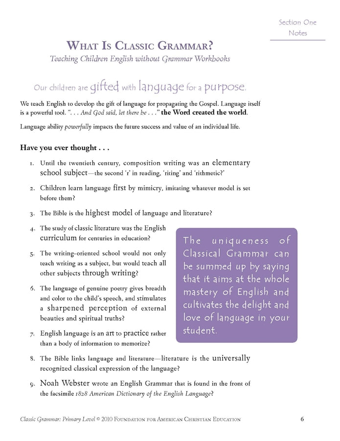 Classic Grammar: Primary Level  (Download) - Image 5