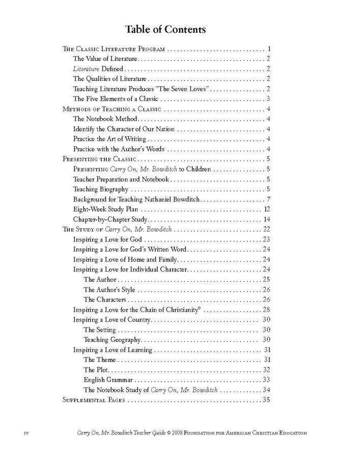 Carry on, Mr. Bowditch Teacher Guide - Image 3