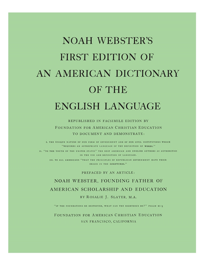 American Dictionary of the English Language Noah Webster 1828 - Image 4