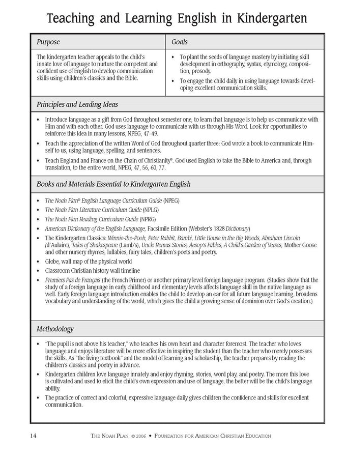 The Noah Plan® English Language Curriculum Guide: K-12 - Image 7