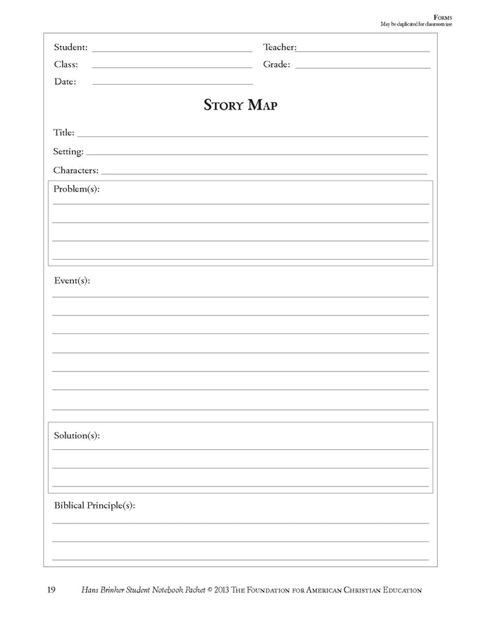 Hans Brinker Student Notebook Packet - Image 5