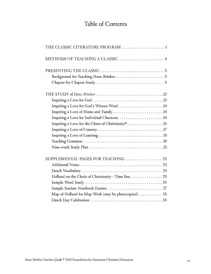 Hans Brinker Teacher Guide - Image 3