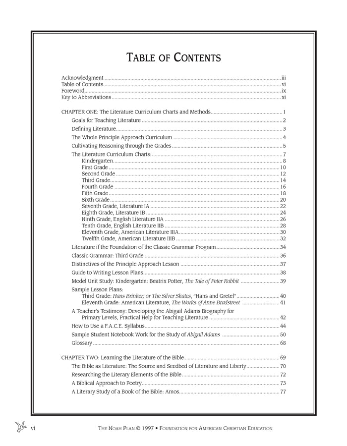 The Noah Plan® Literature Curriculum Guide: K-12 - Image 3