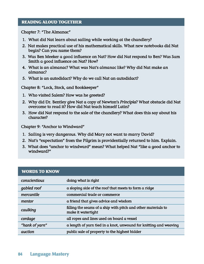 Language Mastery: Literature and Classic Grammar Level 4 Student Handbook - Image 4