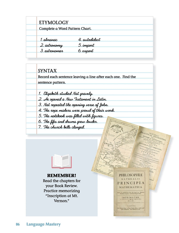 Language Mastery: Literature and Classic Grammar Level 4 Student Handbook - Image 6