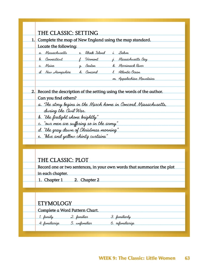 Language Mastery: Literature and Classic Grammar Level 5 Student Handbook - Image 7