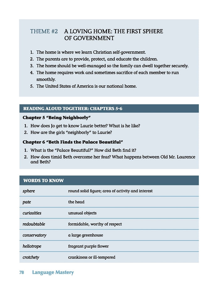 Language Mastery: Literature and Classic Grammar Level 5 Student Handbook - Image 8