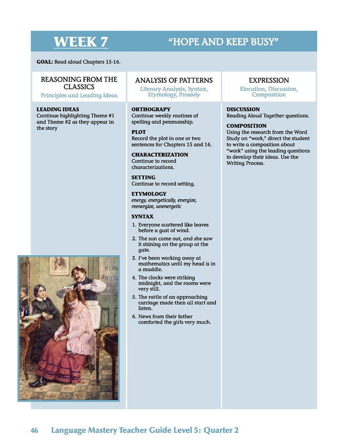 Language Mastery: Literature and Classic Grammar Level 5 Teacher Edition - Image 5