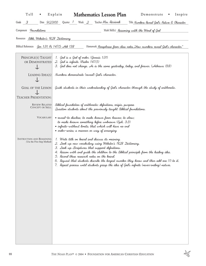 The Noah Plan® Mathematics Curriculum Guide: K-12 - Image 7