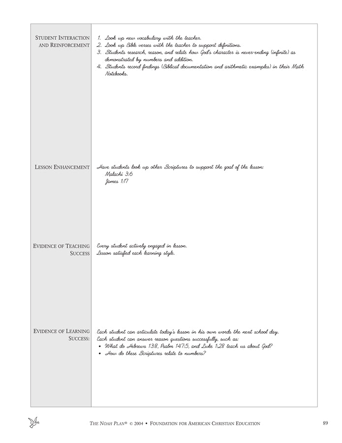 The Noah Plan® Mathematics Curriculum Guide: K-12 - Image 8