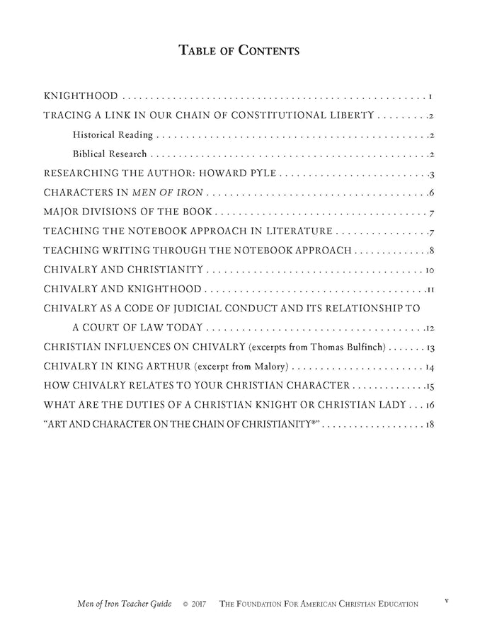 Men of Iron Teacher Guide (Download) - Image 3