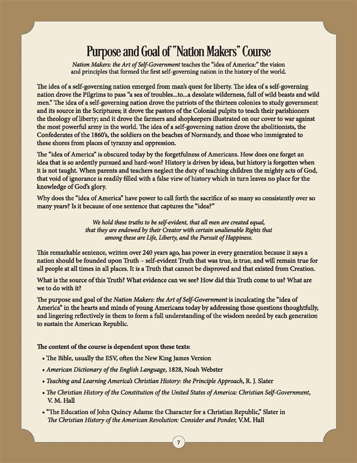 Nation Makers: the Art of Self-Government with Teacher Guide - Image 3