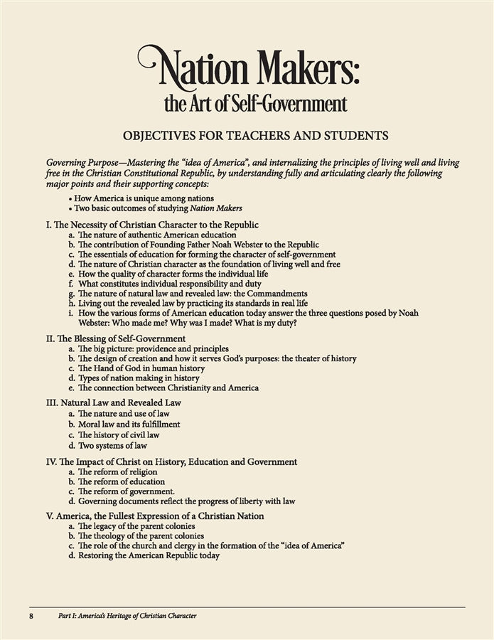 Nation Makers: the Art of Self-Government with Teacher Guide - Image 4