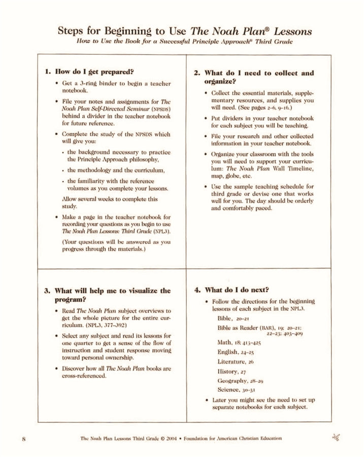 The Noah Plan Lessons: Third Grade - Image 6