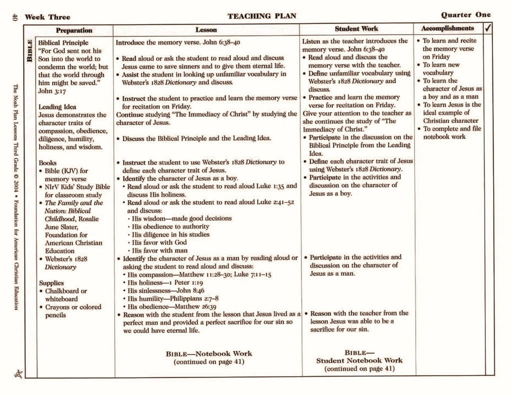 The Noah Plan Lessons: Third Grade - Image 7