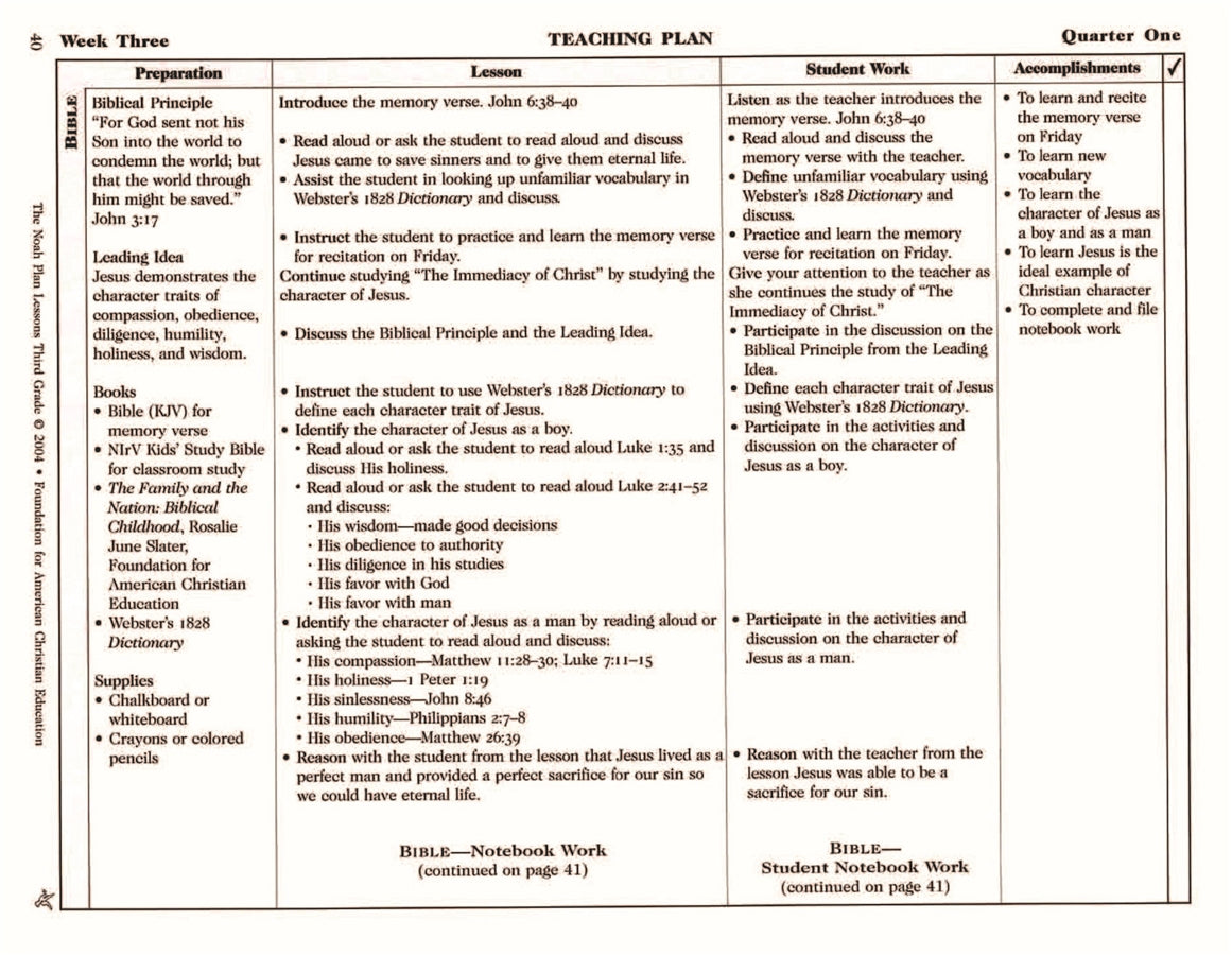 The Noah Plan Lessons: Third Grade - Image 7