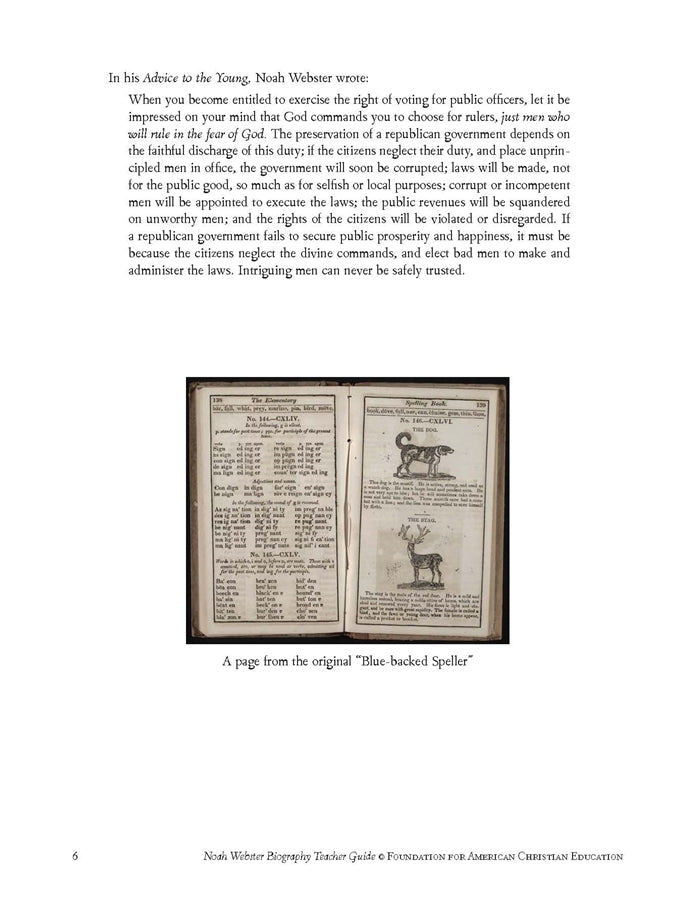 Noah Webster Teacher Guide - Image 5