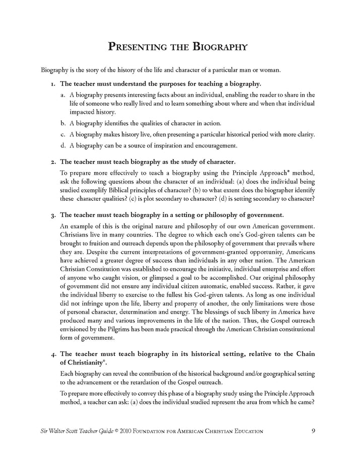 Sir Walter Scott Teacher Guide - Image 4