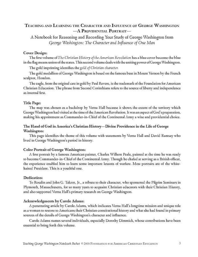 Teaching George Washington Notebook Packet - Image 3