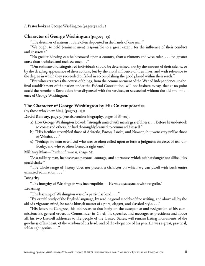 Teaching George Washington Notebook Packet - Image 5